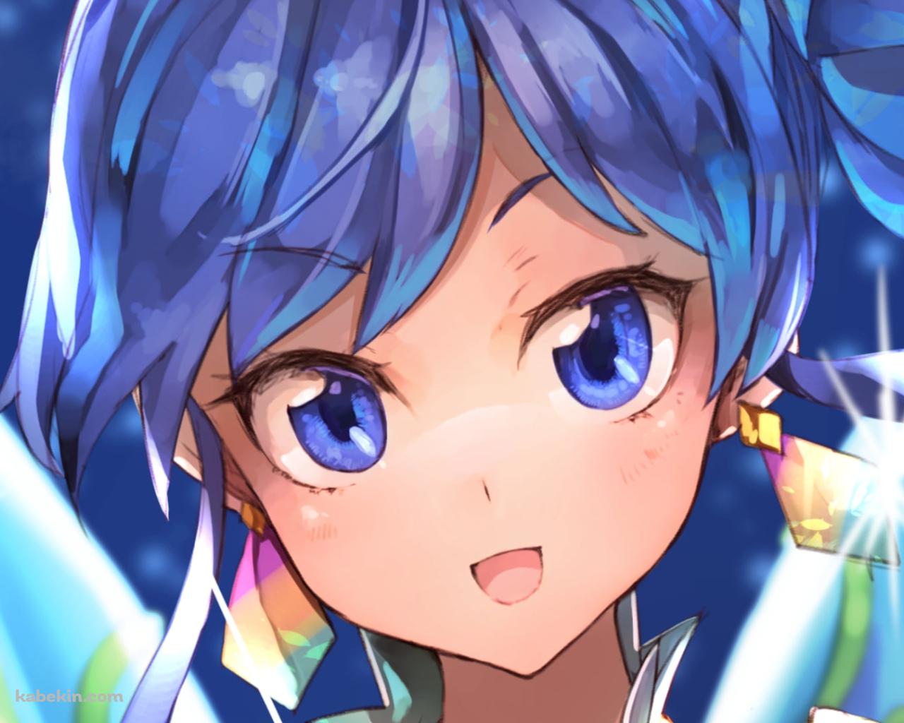 虹色のイヤリングを付けた霧矢あおい / アイカツ!の壁紙(1280px x 1024px) 高画質 PC・デスクトップ用