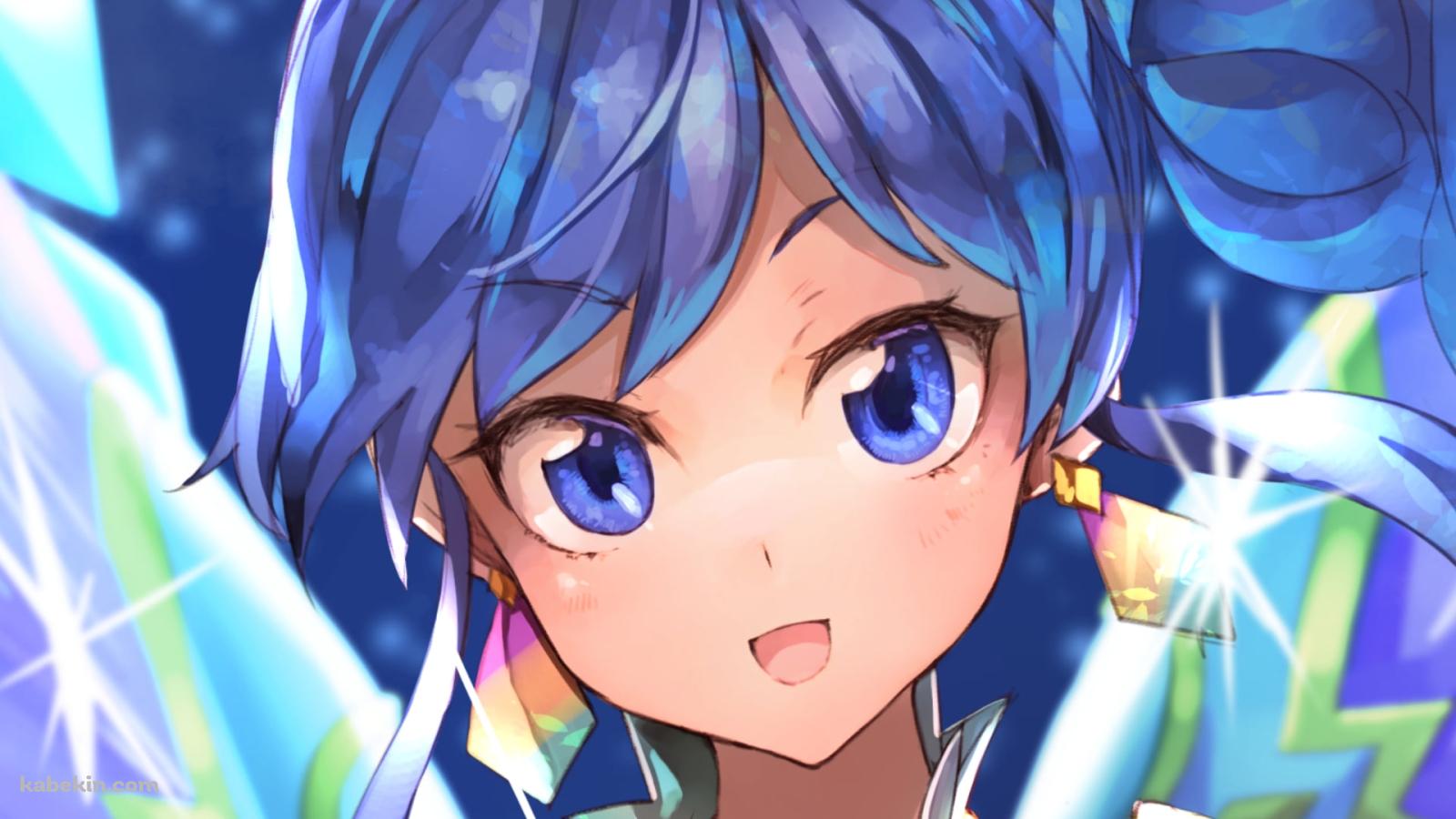 虹色のイヤリングを付けた霧矢あおい / アイカツ!の壁紙(1600px x 900px) 高画質 PC・デスクトップ用
