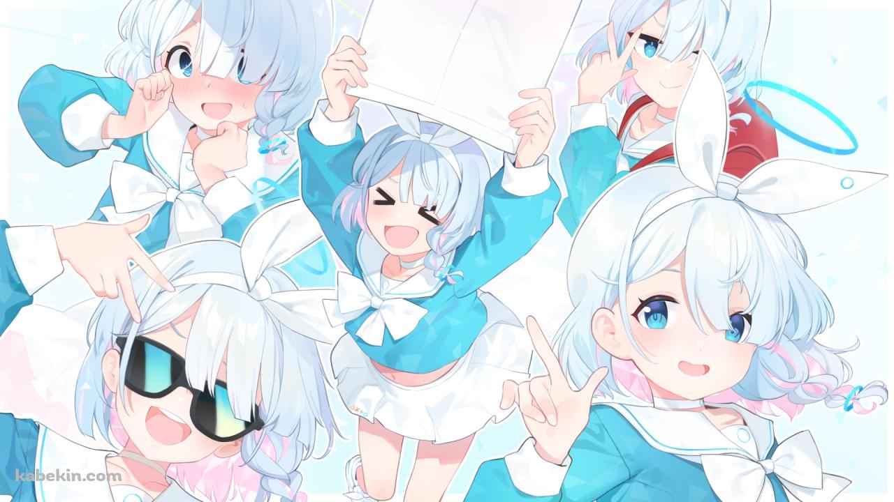 いろんな可愛いアロナ / ブルアカ / ブルーアーカイブの壁紙(1280px x 720px) 高画質 PC・デスクトップ用