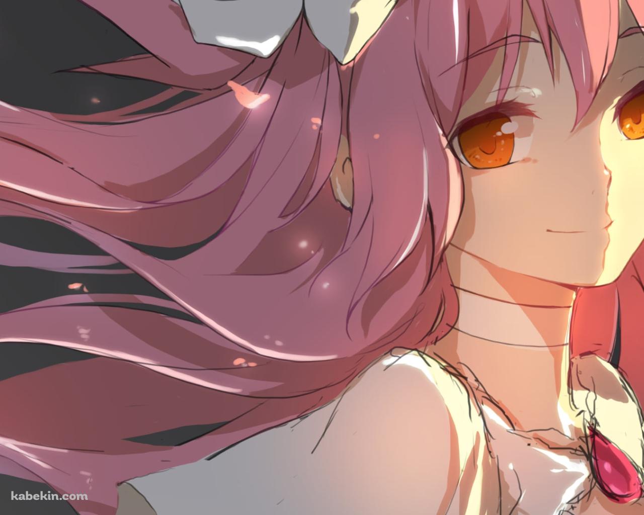 白いドレスを着た鹿目まどか / ピンクのブローチ / ラフスケッチ / アルティメットまどか / 魔法少女まどか☆マギカの壁紙(1280px x 1024px) 高画質 PC・デスクトップ用