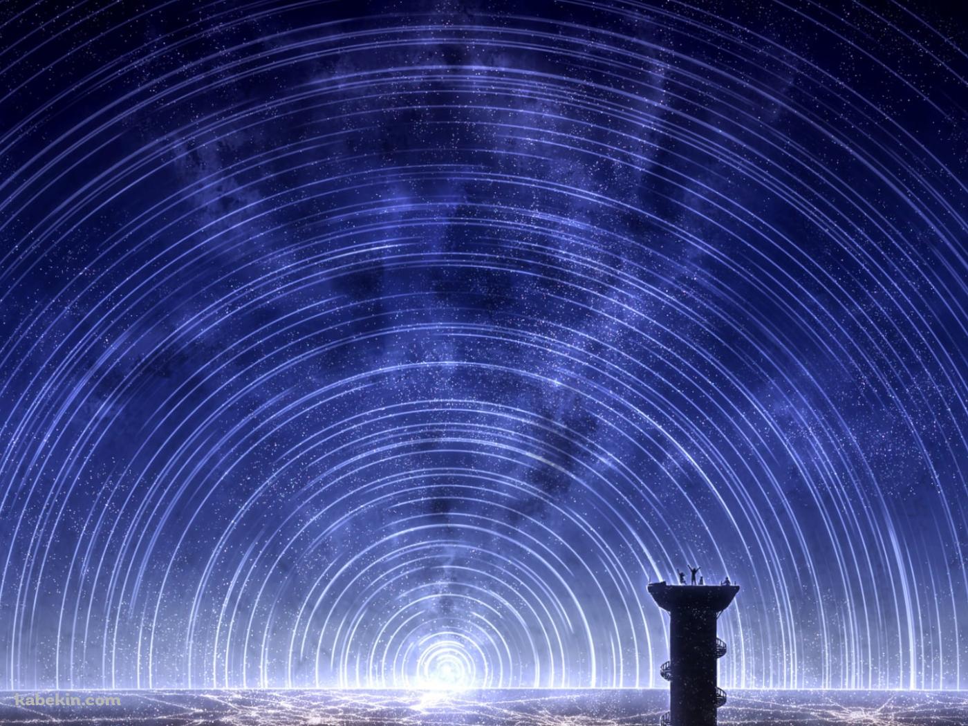 星の軌跡 / 建物の壁紙(1400px x 1050px) 高画質 PC・デスクトップ用