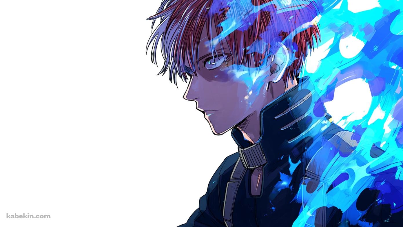 ブチ切れているかっこいい轟焦凍 / 僕のヒーローアカデミアの壁紙(1391px x 783px) 高画質 PC・デスクトップ用
