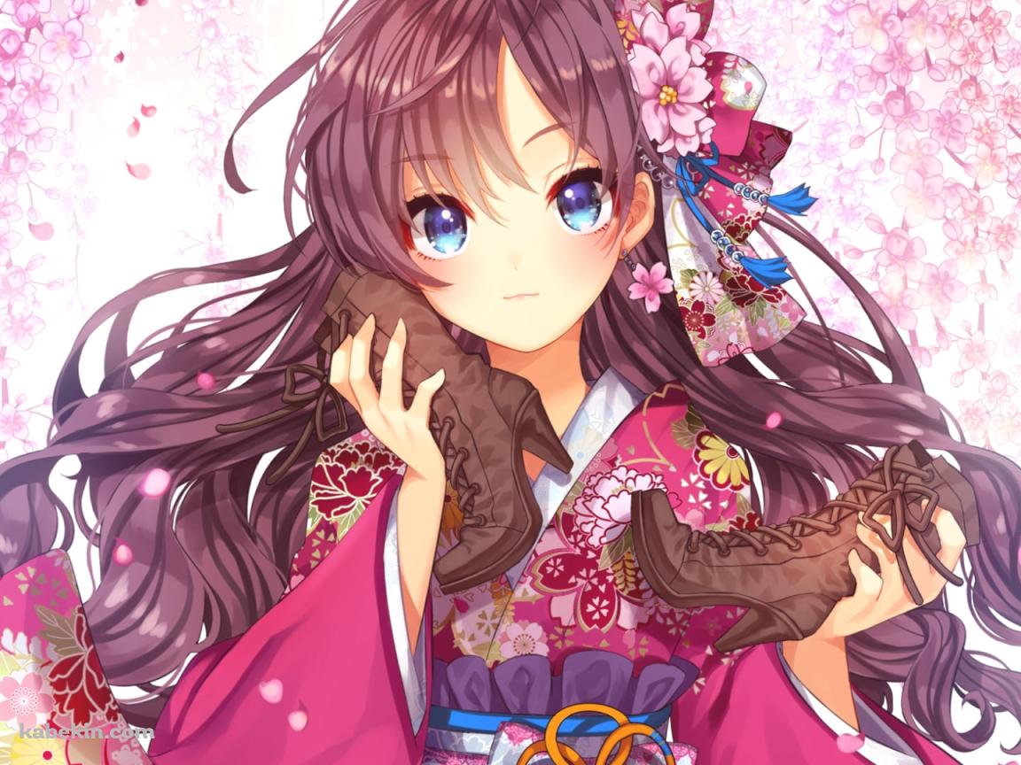 ピンクの着物を着た可愛い一ノ瀬志希(いちのせ しき) / アイドルマスターシンデレラガールズの壁紙(1152px x 864px) 高画質 PC・デスクトップ用