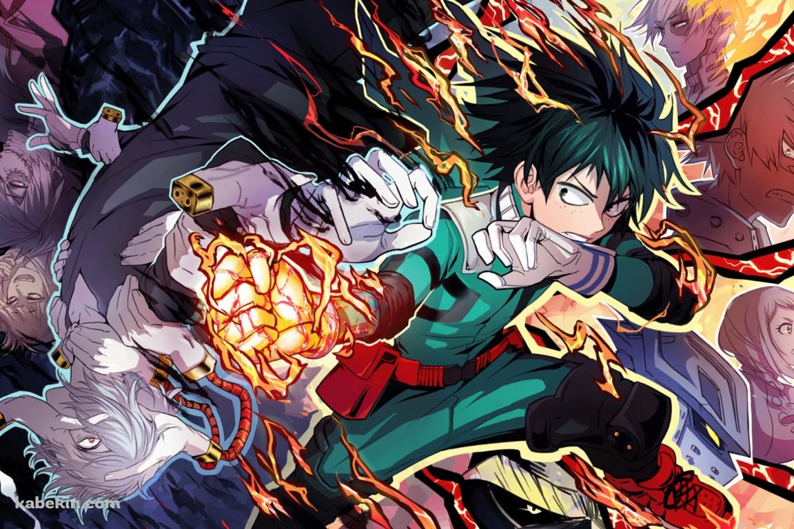 ヒーロー VS ヴィラン / 僕のヒーローアカデミアの壁紙(1152px x 768px) 高画質 PC・デスクトップ用