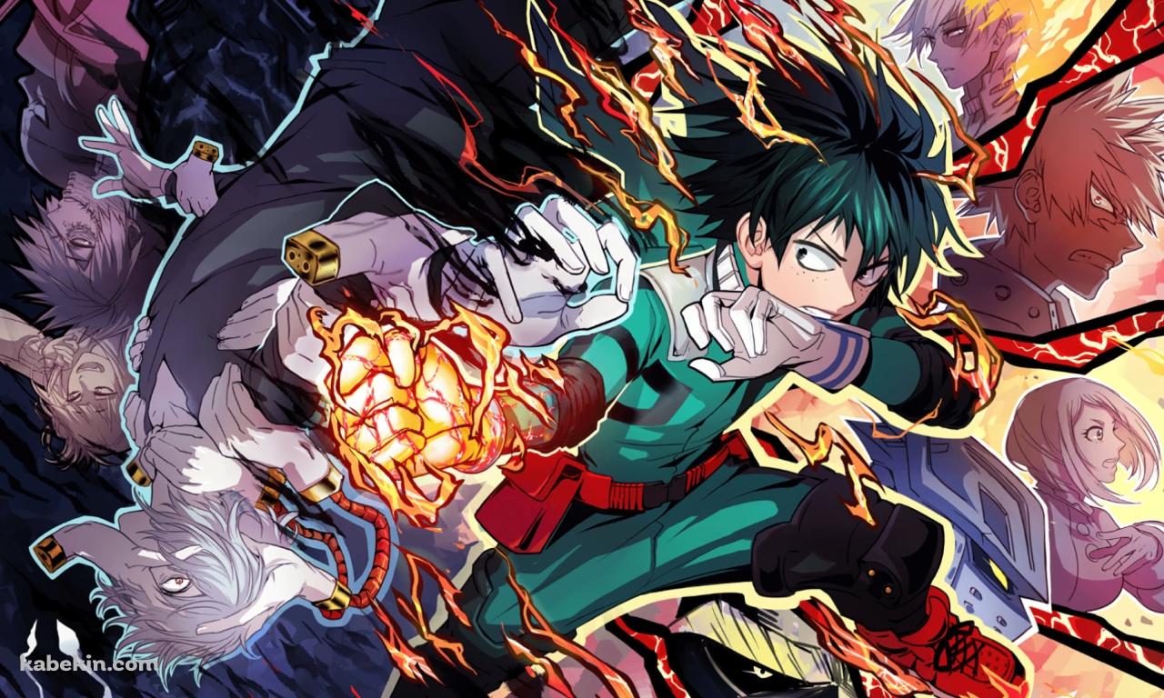 ヒーロー VS ヴィラン / 僕のヒーローアカデミアの壁紙(1280px x 768px) 高画質 PC・デスクトップ用