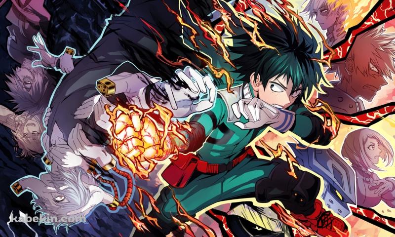 ヒーロー VS ヴィラン / 僕のヒーローアカデミアの壁紙(800px x 480px) 高画質 PC・デスクトップ用
