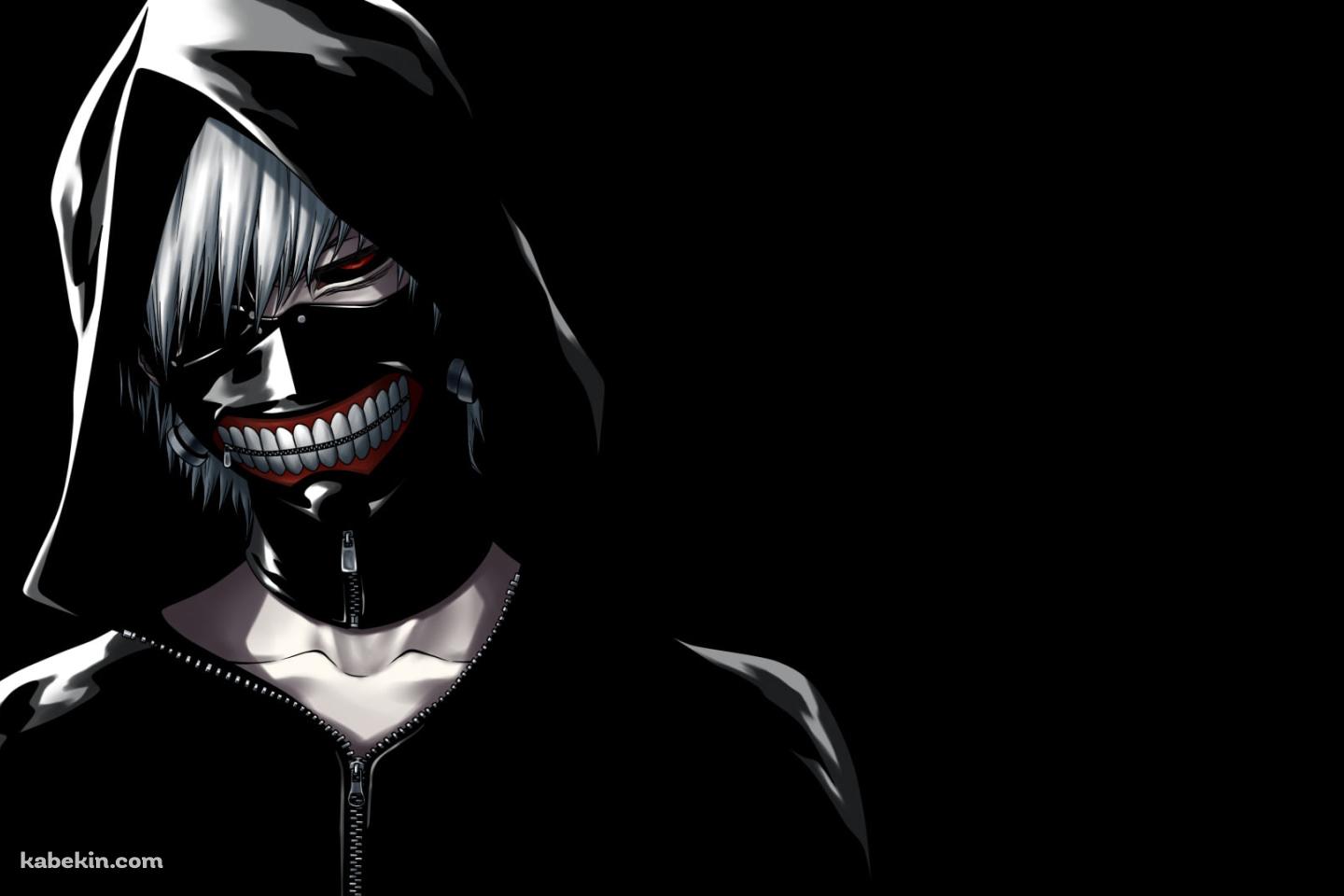 暗がりでフードを被ったかっこいい金木研 / 黒 / 東京喰種の壁紙(1440px x 960px) 高画質 PC・デスクトップ用