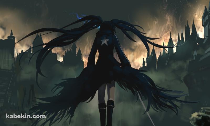 ブラック★ロックシューター×ブラボ / 初音ミク / Bloodborne / フロム・ソフトウェアの壁紙(800px x 480px) 高画質 PC・デスクトップ用