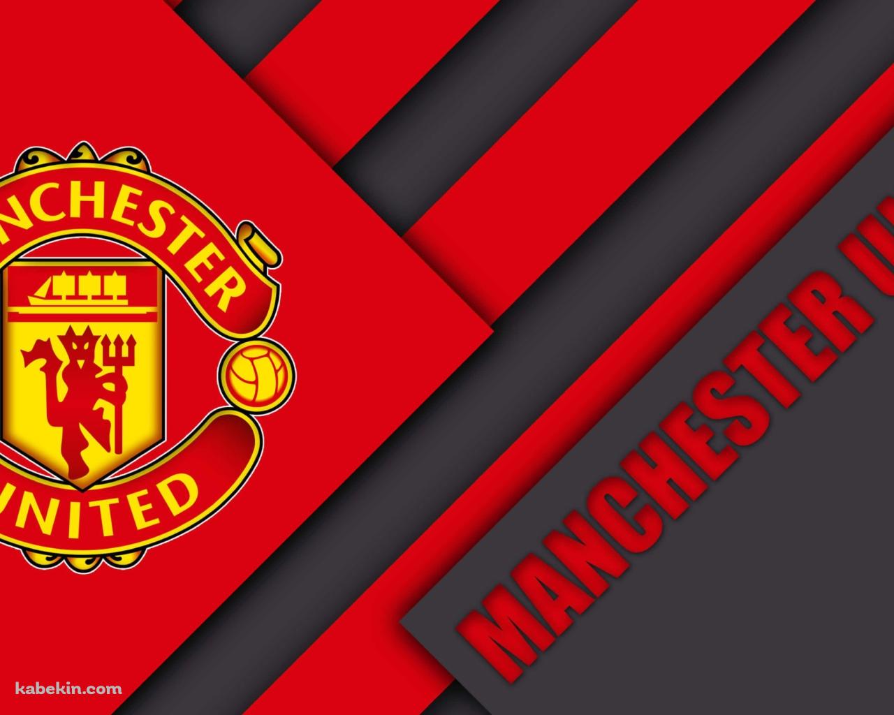 Manchester United / 赤とグレーの壁紙(1280px x 1024px) 高画質 PC・デスクトップ用