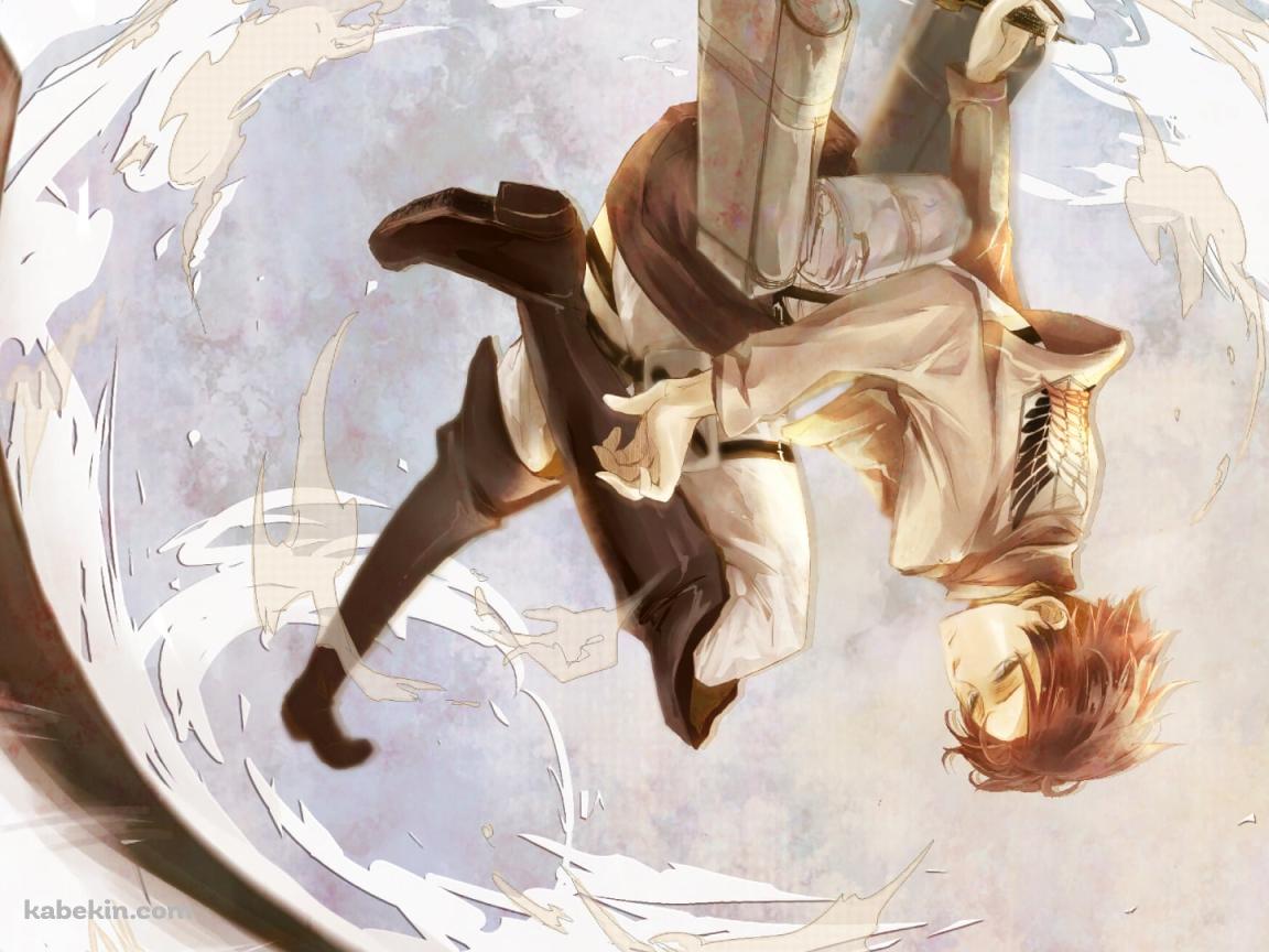 リヴァイ / 兵士長 / 立体機動装置 / 超硬質ブレード / 進撃の巨人の壁紙(1152px x 864px) 高画質 PC・デスクトップ用