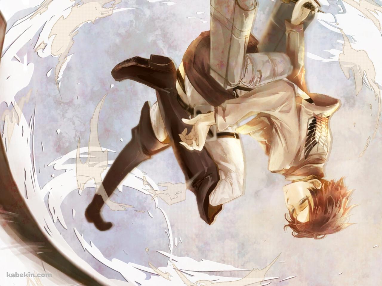 リヴァイ / 兵士長 / 立体機動装置 / 超硬質ブレード / 進撃の巨人の壁紙(1280px x 960px) 高画質 PC・デスクトップ用