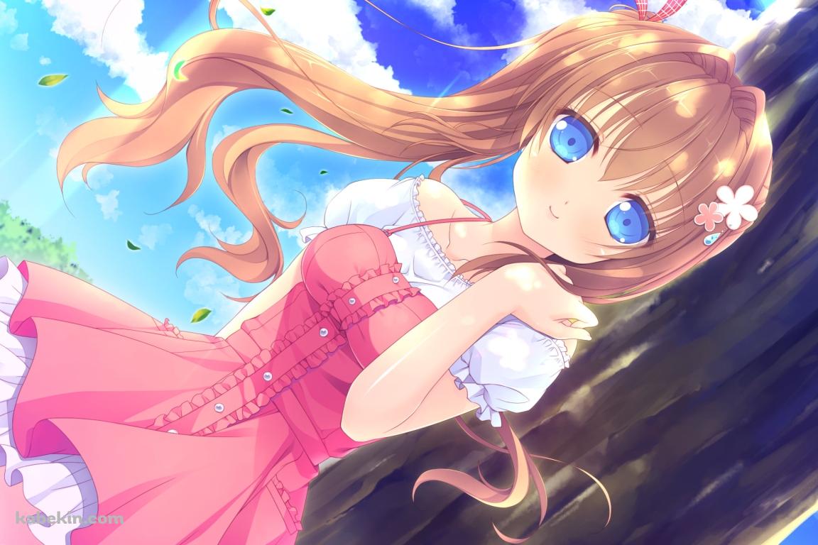 青い瞳の芳永 千穂 / LOVEREC.の壁紙(1152px x 768px) 高画質 PC・デスクトップ用