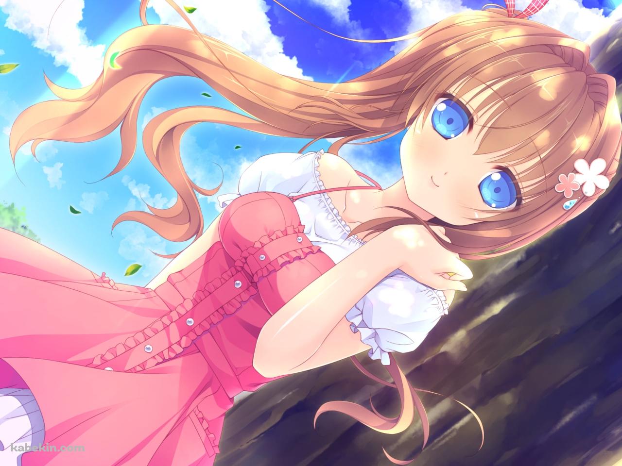 青い瞳の芳永 千穂 / LOVEREC.の壁紙(1280px x 960px) 高画質 PC・デスクトップ用