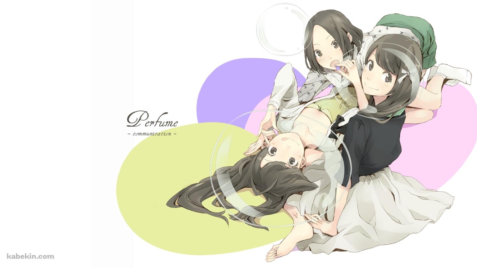 Perfume / communication / のっち / かしゆか / あ~ちゃんの壁紙(1536px x 864px) 高画質 PC・デスクトップ用
