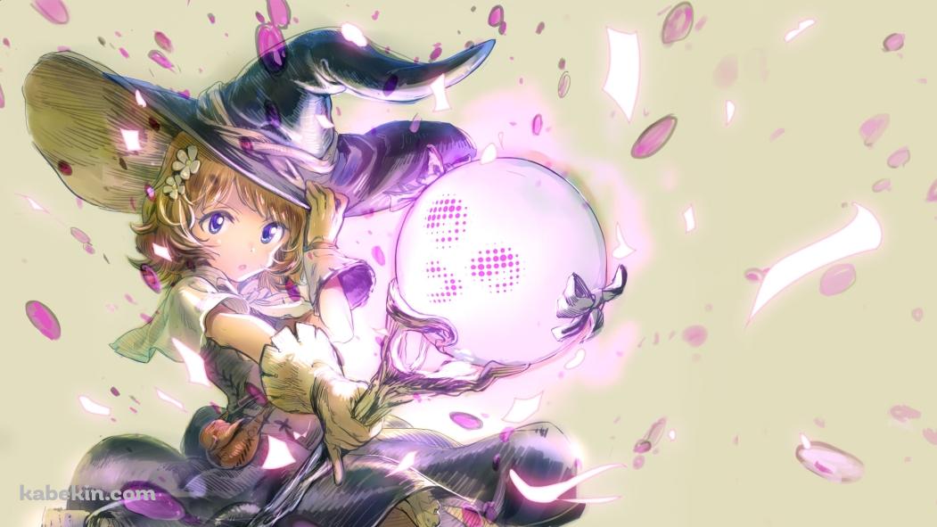ピンクに光る杖を持つ魔女コスの周防桃子(すおう ももこ) / アイドルマスターミリオンライブ!の壁紙(1051px x 591px) 高画質 PC・デスクトップ用