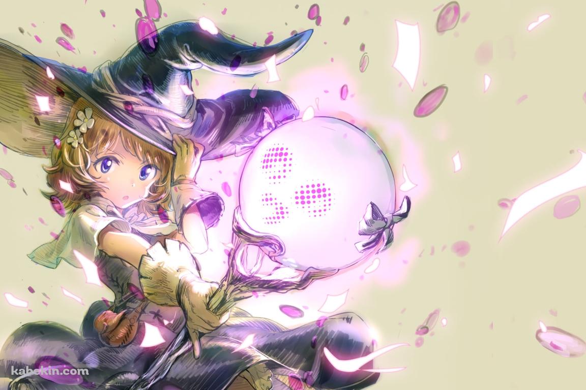 ピンクに光る杖を持つ魔女コスの周防桃子(すおう ももこ) / アイドルマスターミリオンライブ!の壁紙(1152px x 768px) 高画質 PC・デスクトップ用