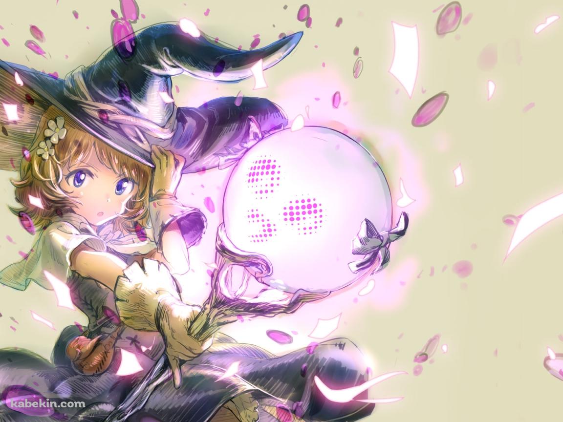 ピンクに光る杖を持つ魔女コスの周防桃子(すおう ももこ) / アイドルマスターミリオンライブ!の壁紙(1152px x 864px) 高画質 PC・デスクトップ用