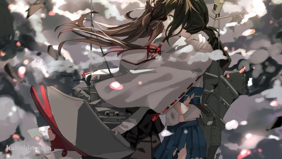 ハグする金剛と吹雪 / 艦これ / 艦隊これくしょんの壁紙(960px x 540px) 高画質 PC・デスクトップ用