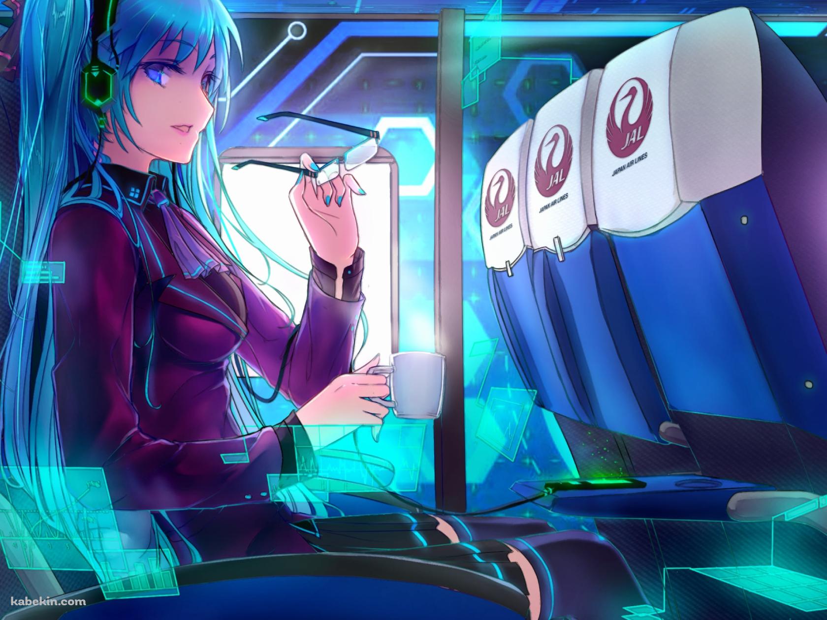 JALに乗る初音ミク / 日本航空 / ボカロの壁紙(1680px x 1260px) 高画質 PC・デスクトップ用