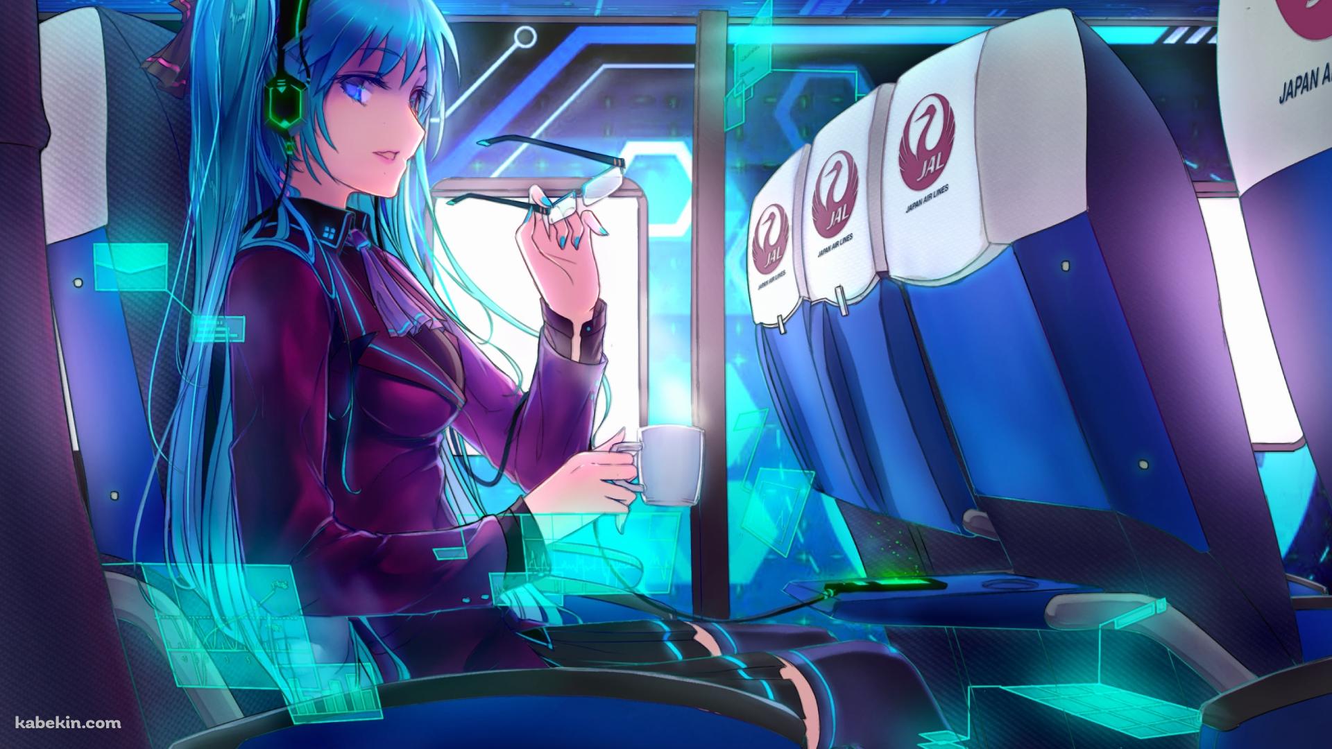 JALに乗る初音ミク / 日本航空 / ボカロの壁紙(1920px x 1080px) 高画質 PC・デスクトップ用