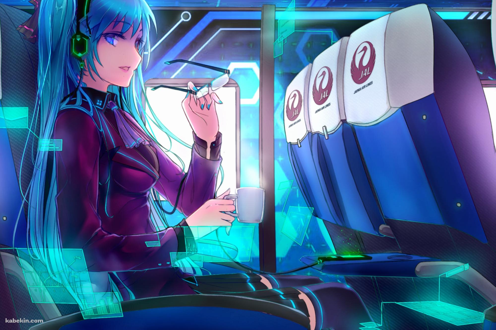 JALに乗る初音ミク / 日本航空 / ボカロの壁紙(2000px x 1333px) 高画質 PC・デスクトップ用