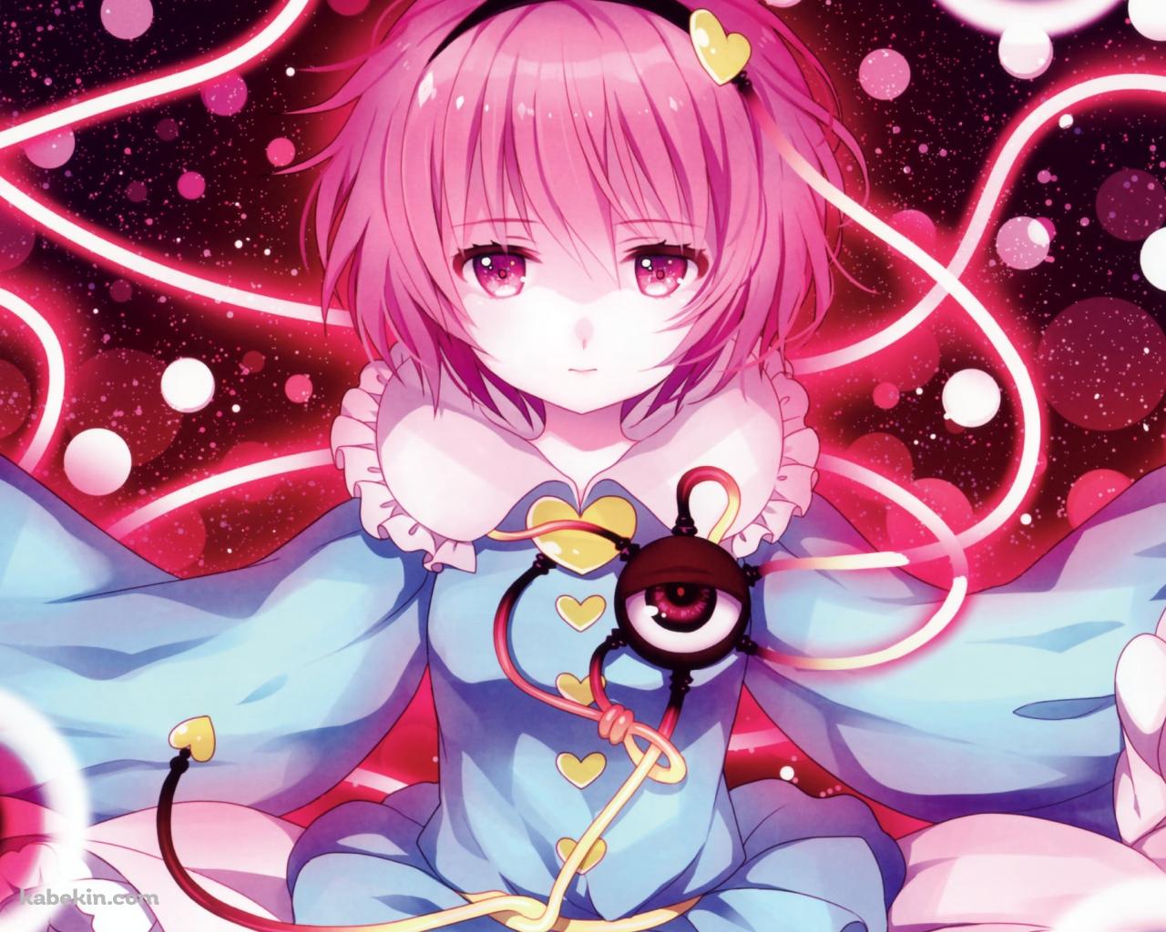 沢山の瞳と古明地さとり / 星空 / 東方の壁紙(1280px x 1024px) 高画質 PC・デスクトップ用