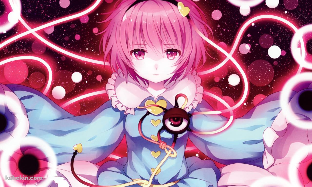 沢山の瞳と古明地さとり / 星空 / 東方の壁紙(1280px x 768px) 高画質 PC・デスクトップ用