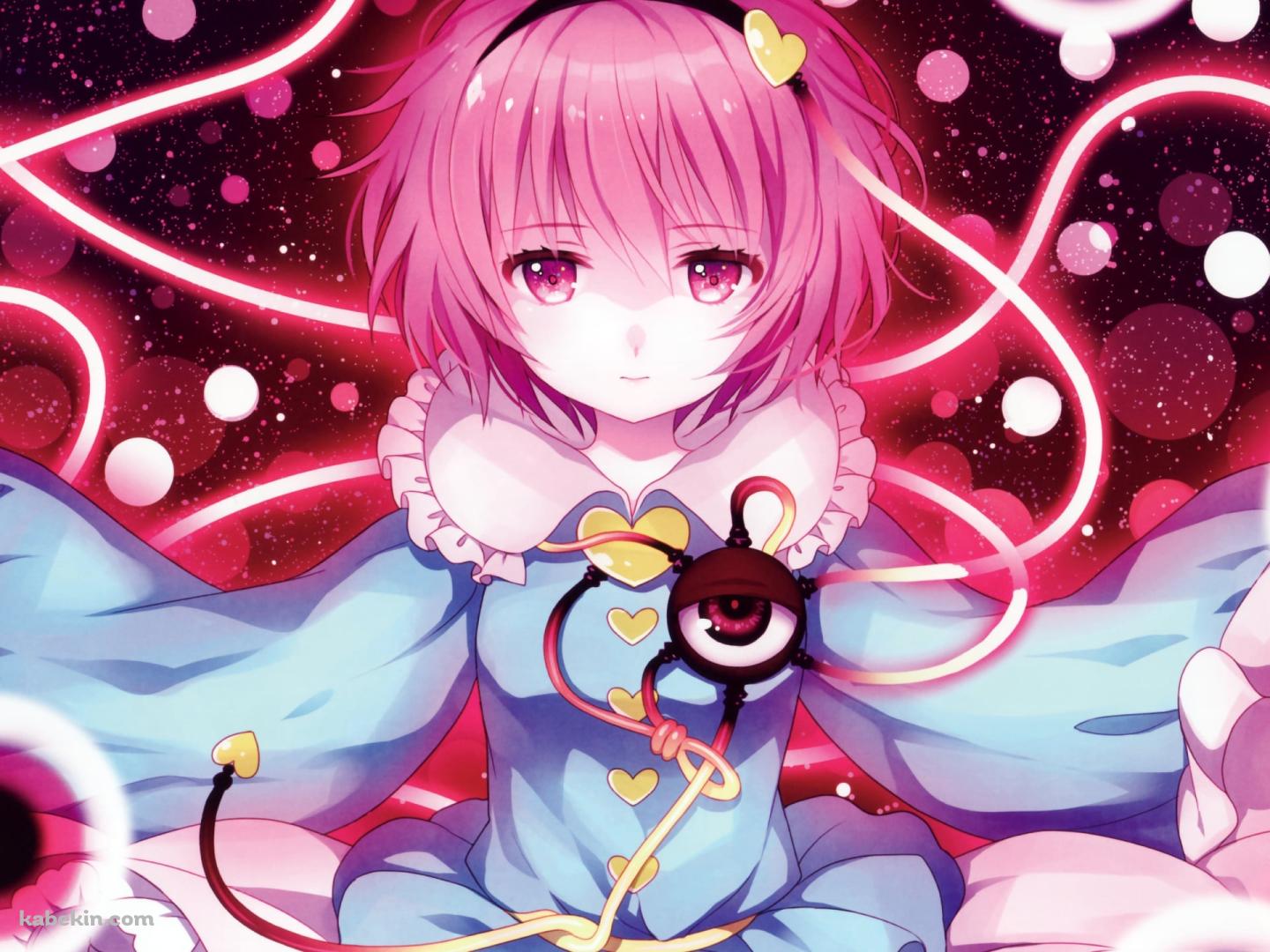 沢山の瞳と古明地さとり / 星空 / 東方の壁紙(1440px x 1080px) 高画質 PC・デスクトップ用