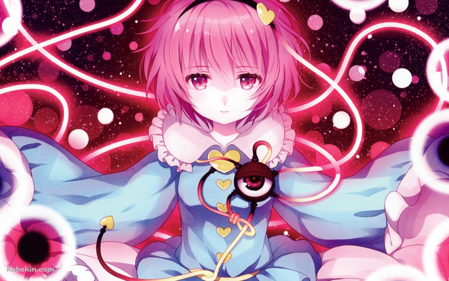 沢山の瞳と古明地さとり / 星空 / 東方の壁紙(1440px x 900px) 高画質 PC・デスクトップ用