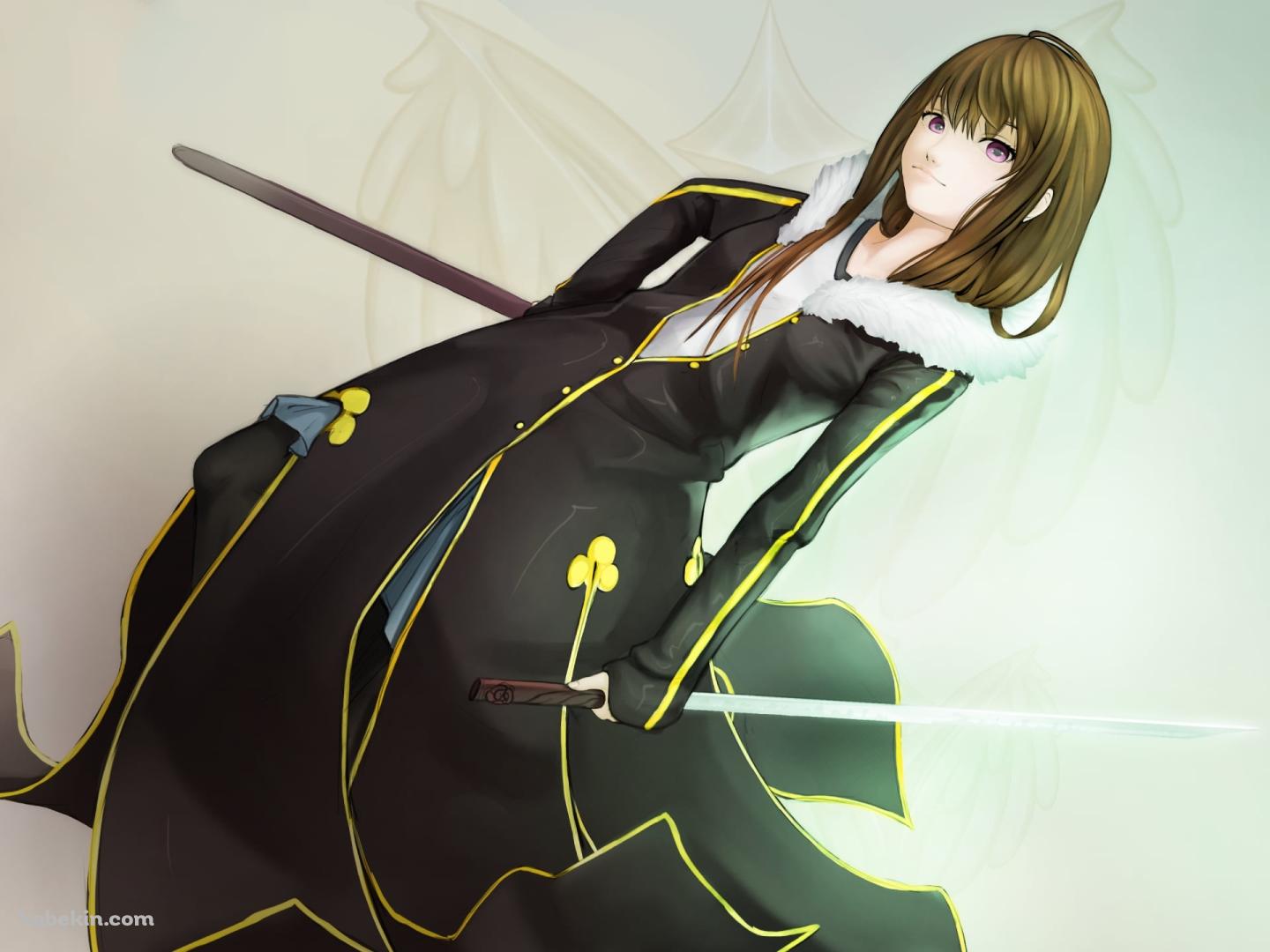 剣と鞘を持つ壱岐ひより / ノラガミの壁紙(1440px x 1080px) 高画質 PC・デスクトップ用