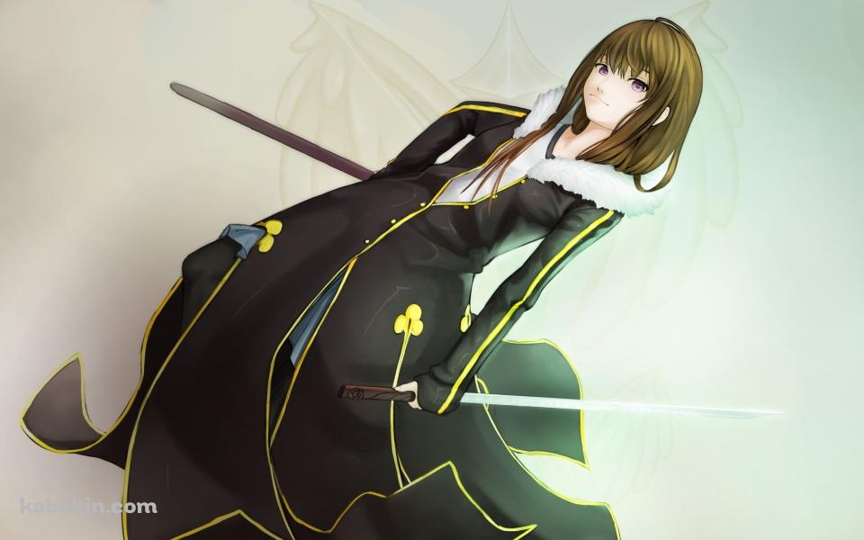 剣と鞘を持つ壱岐ひより / ノラガミの壁紙(960px x 600px) 高画質 PC・デスクトップ用