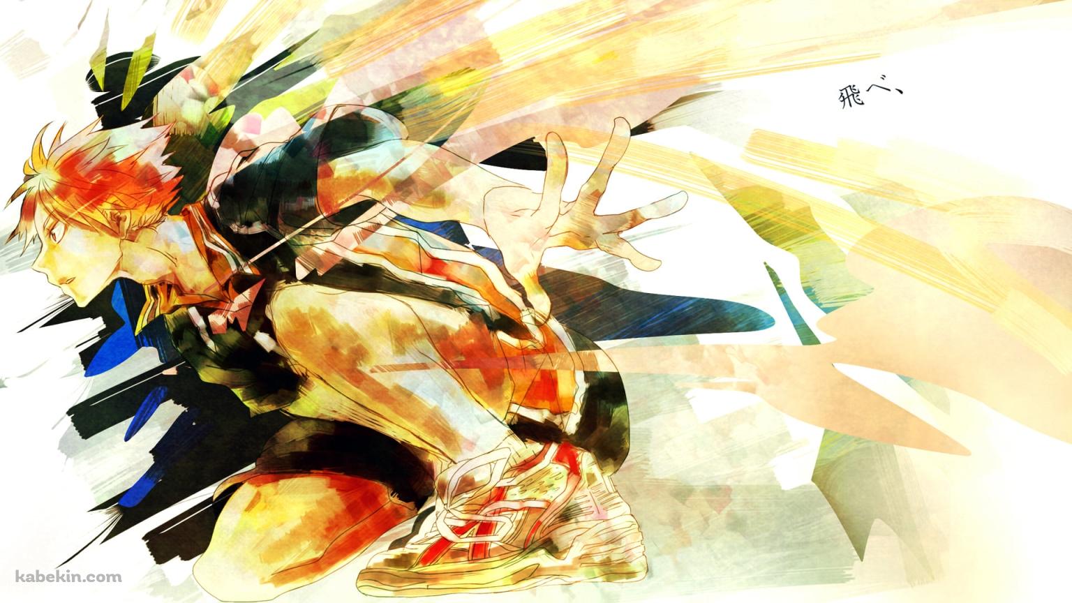 日向翔陽(ひなた しょうよう) / 飛べ / ハイキュー!!の壁紙(1536px x 864px) 高画質 PC・デスクトップ用