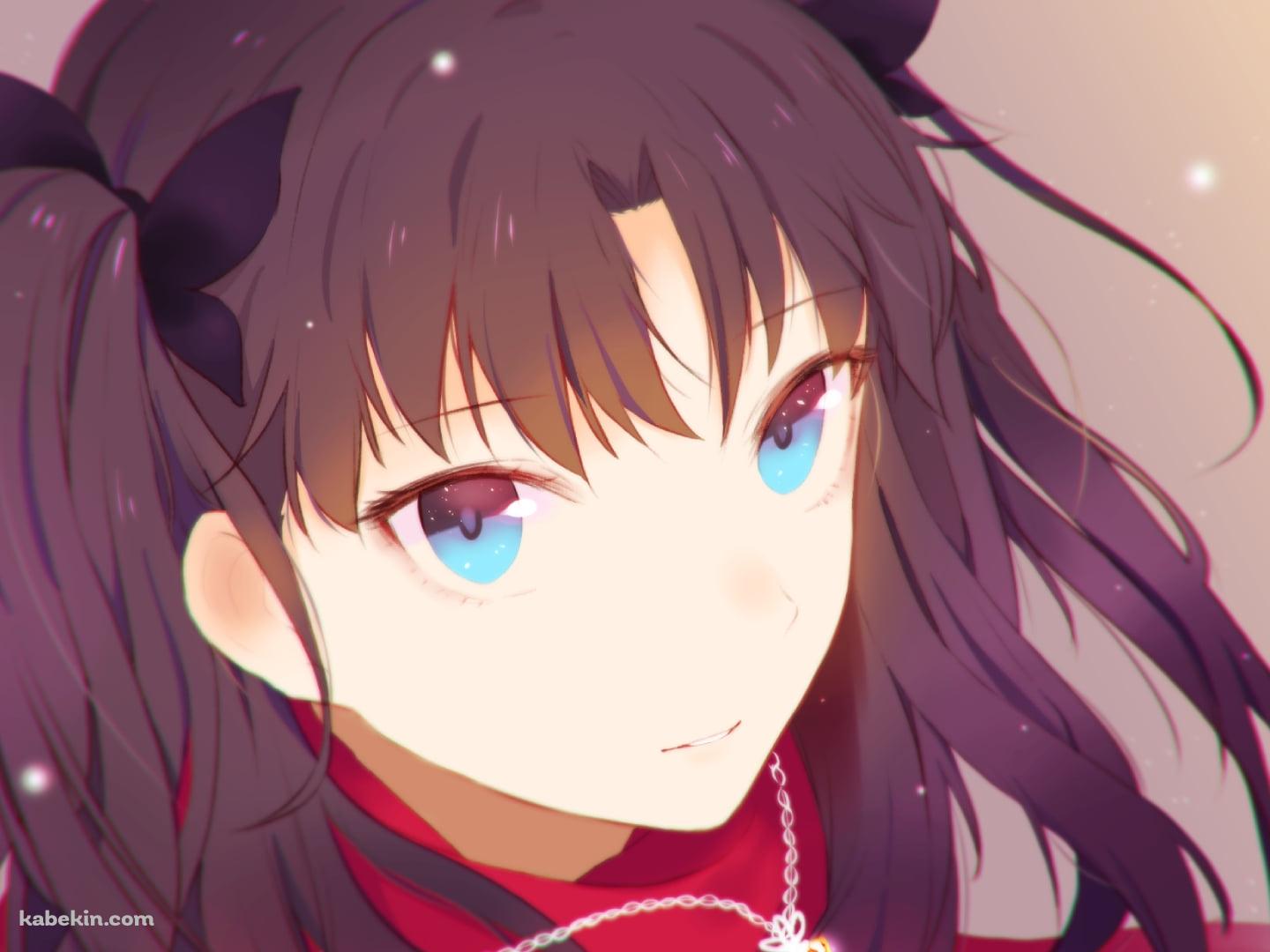 白い雪と遠坂凛 / Fateの壁紙(1440px x 1080px) 高画質 PC・デスクトップ用