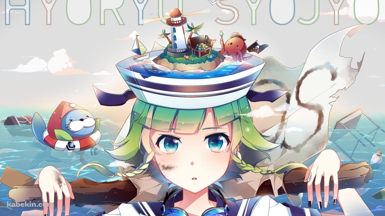 漂流少女 / GUMI / ボカロ / ボーカロイドの壁紙(1242px x 698px) 高画質 PC・デスクトップ用