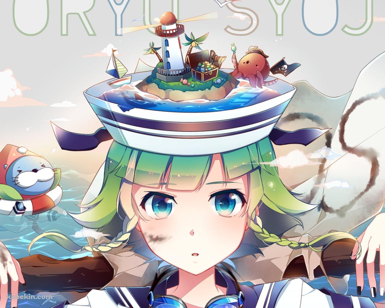 漂流少女 / GUMI / ボカロ / ボーカロイドの壁紙(1280px x 1024px) 高画質 PC・デスクトップ用