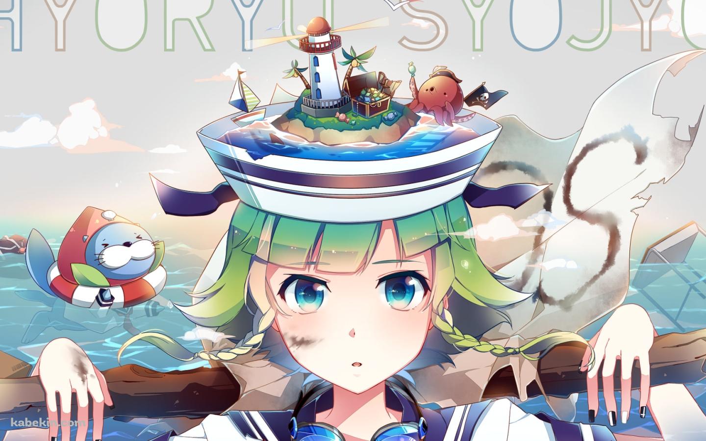 漂流少女 / GUMI / ボカロ / ボーカロイドの壁紙(1440px x 900px) 高画質 PC・デスクトップ用