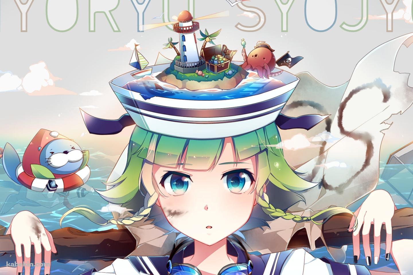 漂流少女 / GUMI / ボカロ / ボーカロイドの壁紙(1440px x 960px) 高画質 PC・デスクトップ用