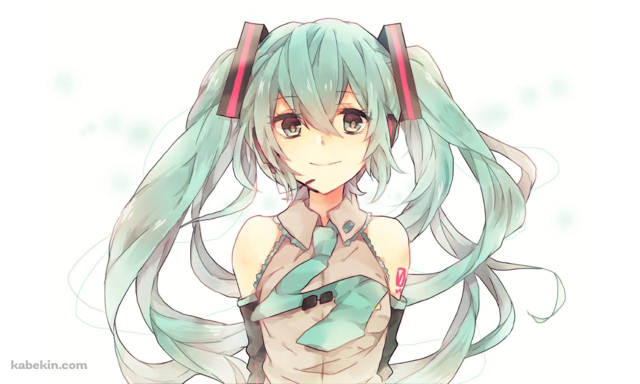 ヨレヨレのネクタイの初音ミク / ボカロ / ボーカロイドの壁紙(1280px x 768px) 高画質 PC・デスクトップ用