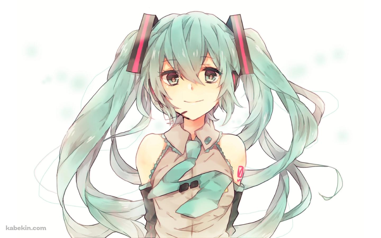 ヨレヨレのネクタイの初音ミク / ボカロ / ボーカロイドの壁紙(1440px x 900px) 高画質 PC・デスクトップ用