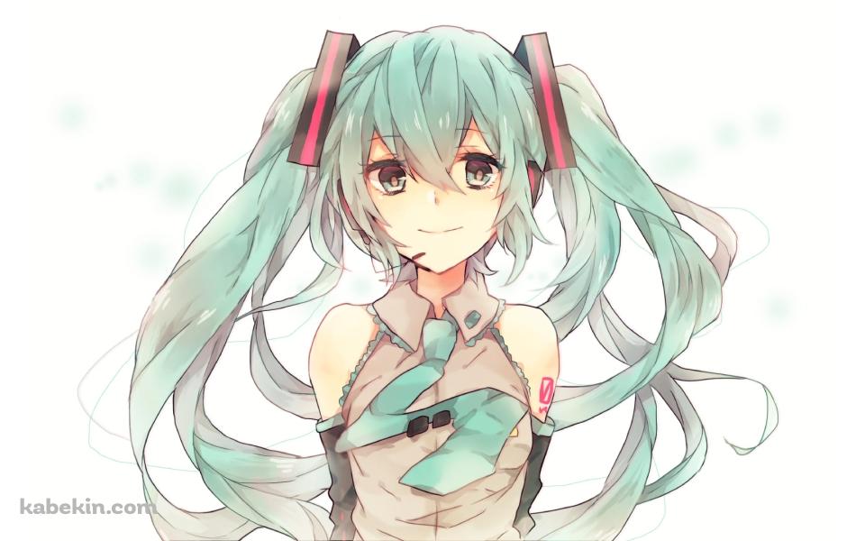 ヨレヨレのネクタイの初音ミク / ボカロ / ボーカロイドの壁紙(960px x 600px) 高画質 PC・デスクトップ用