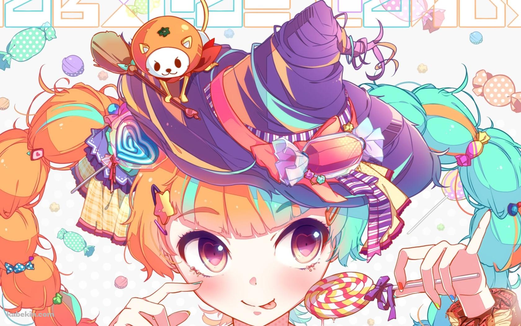 マジカルキャンディ / 初音ミク / ボカロ / ボーカロイドの壁紙(1680px x 1050px) 高画質 PC・デスクトップ用