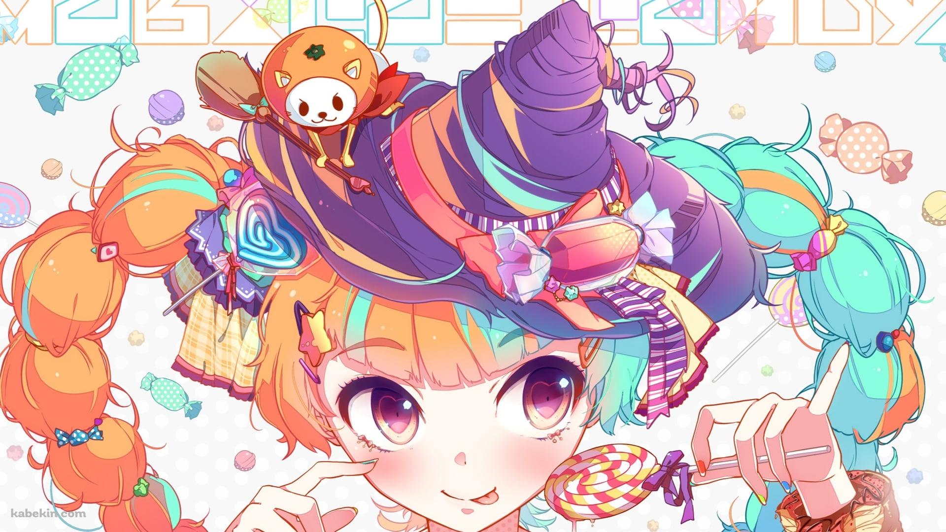 マジカルキャンディ / 初音ミク / ボカロ / ボーカロイドの壁紙(1920px x 1080px) 高画質 PC・デスクトップ用