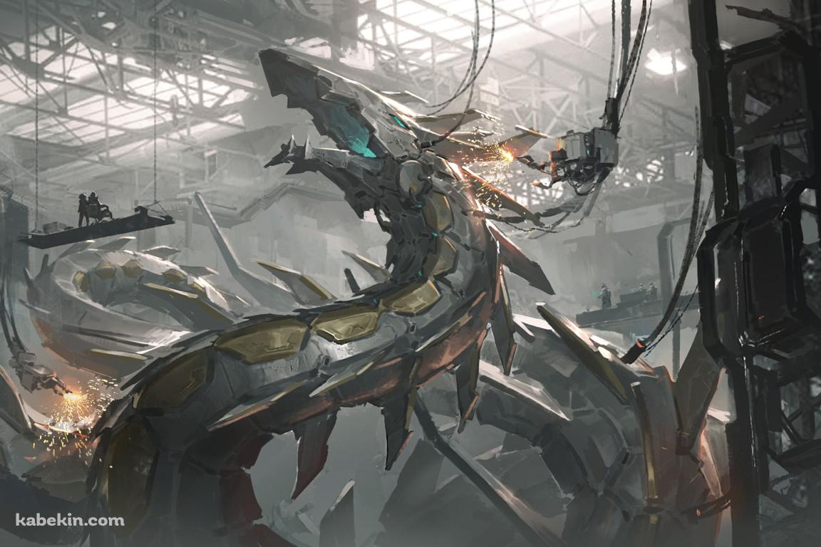 Cyber Eternity Dragon / サイバー・エタニティ・ドラゴン / 遊★戯★王の壁紙(1152px x 768px) 高画質 PC・デスクトップ用