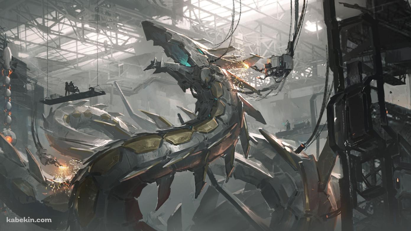 Cyber Eternity Dragon / サイバー・エタニティ・ドラゴン / 遊★戯★王の壁紙(1391px x 783px) 高画質 PC・デスクトップ用