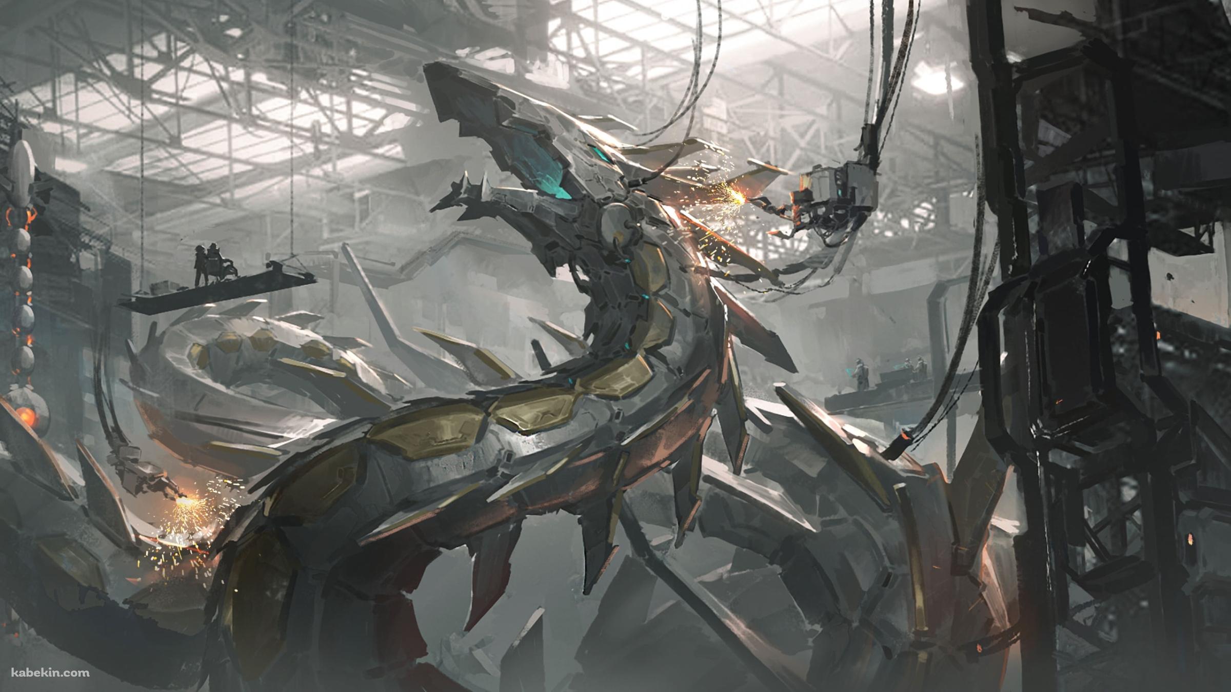 Cyber Eternity Dragon / サイバー・エタニティ・ドラゴン / 遊★戯★王の壁紙(2400px x 1350px) 高画質 PC・デスクトップ用