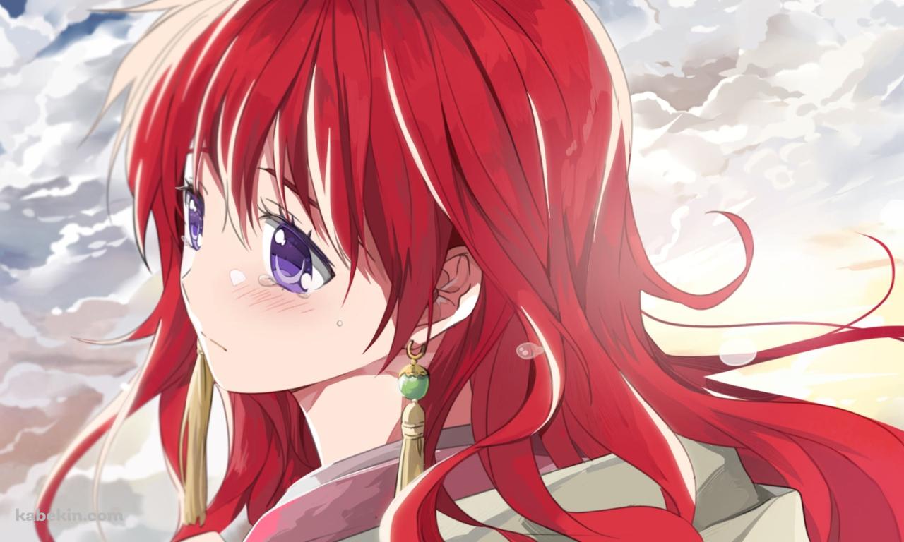 白い雲とヨナ / 暁のヨナの壁紙(1280px x 768px) 高画質 PC・デスクトップ用