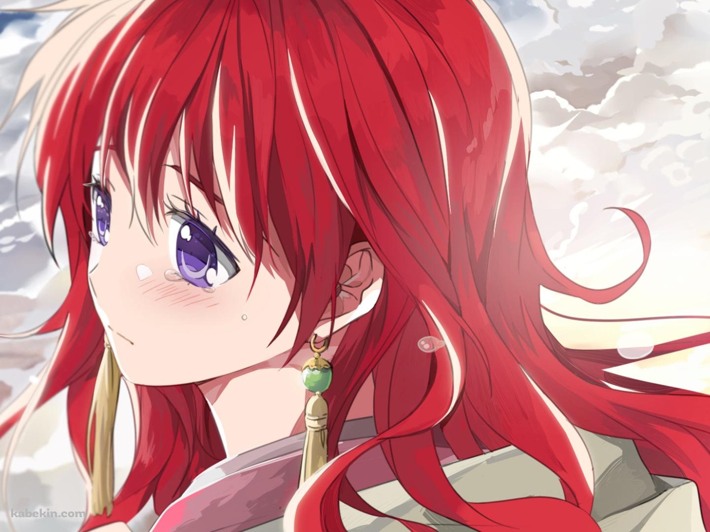 白い雲とヨナ / 暁のヨナの壁紙(1440px x 1080px) 高画質 PC・デスクトップ用
