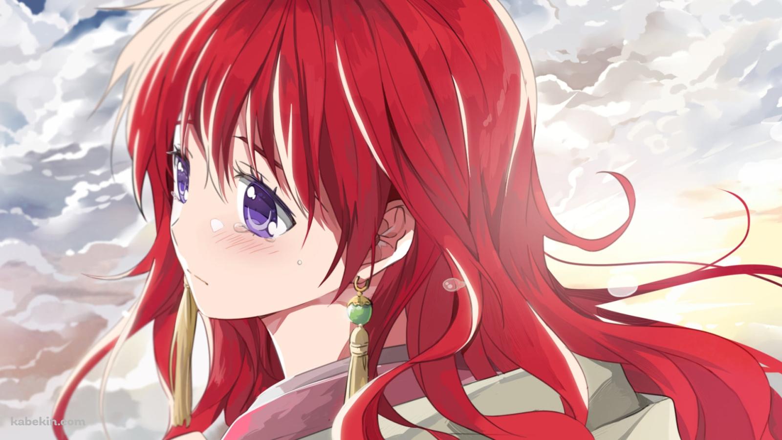 白い雲とヨナ / 暁のヨナの壁紙(1600px x 900px) 高画質 PC・デスクトップ用