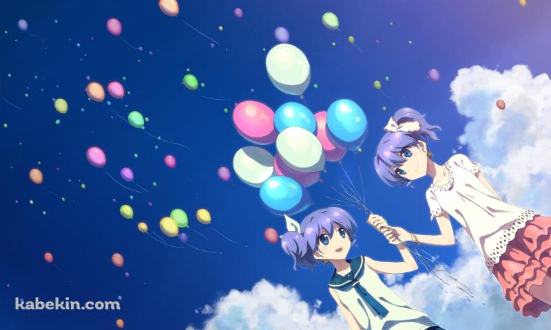 カラフルな風船を持つニーナ・クラット · セハ・クラット / DJMAXの壁紙(800px x 480px) 高画質 PC・デスクトップ用