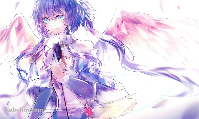 天使の翼が生えた綺麗な洛天依 / ボカロ / LUO TIANYIの壁紙(800px x 480px) 高画質 PC・デスクトップ用